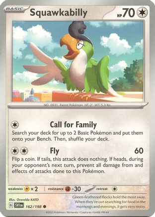 Squawkabilly - 162/198 [SV01: Scarlet & Violet Base Set]
