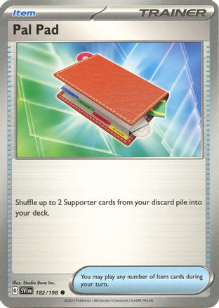 Pal Pad - 182/198 [SV01: Scarlet & Violet Base Set]