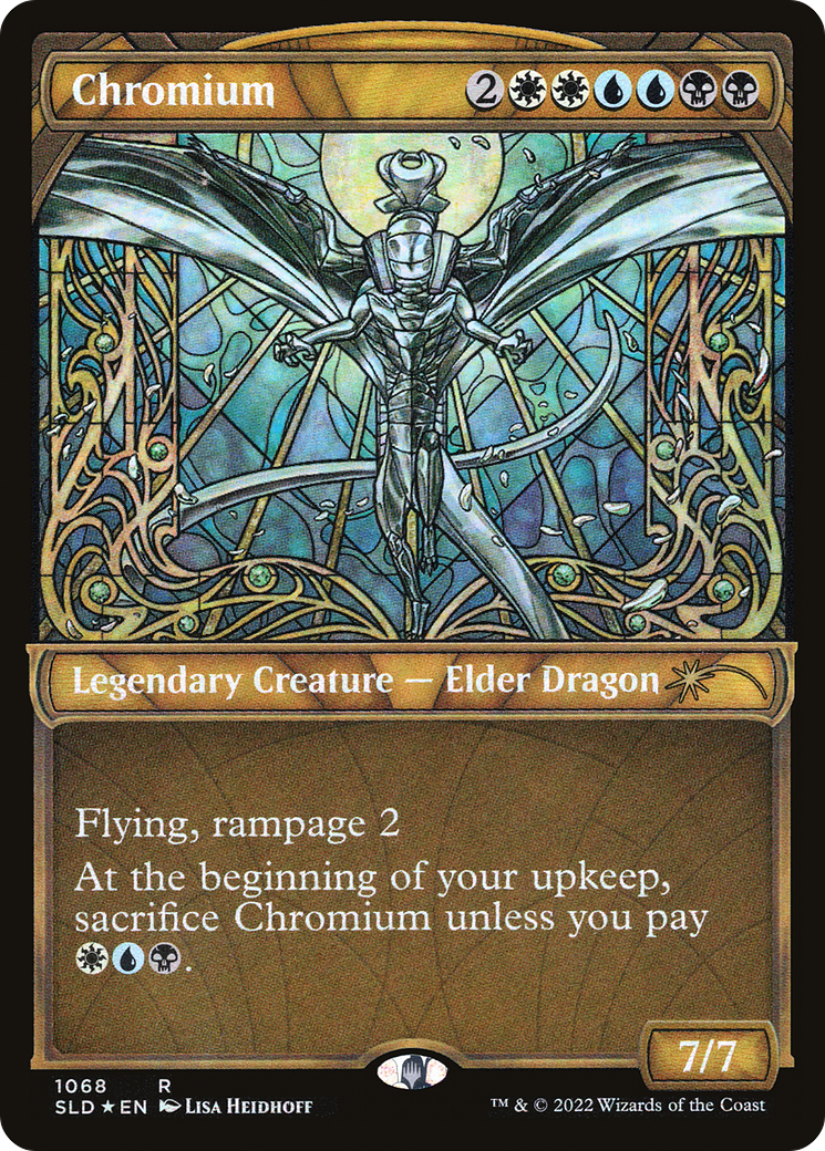 Chromium (Stained Glass) (Textured Foil): (Showcase) [Secret Lair Drop] Foil