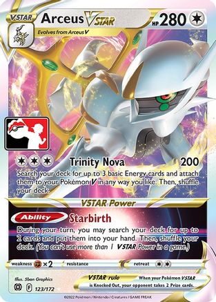 Arceus VSTAR - 123/172 [Prize Pack Series Cards] - Holofoil