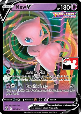 Mew V - 113/264 [Prize Pack Series Cards] - Holofoil