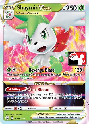 Shaymin VSTAR - 14/172 [Prize Pack Series Cards] - Holofoil