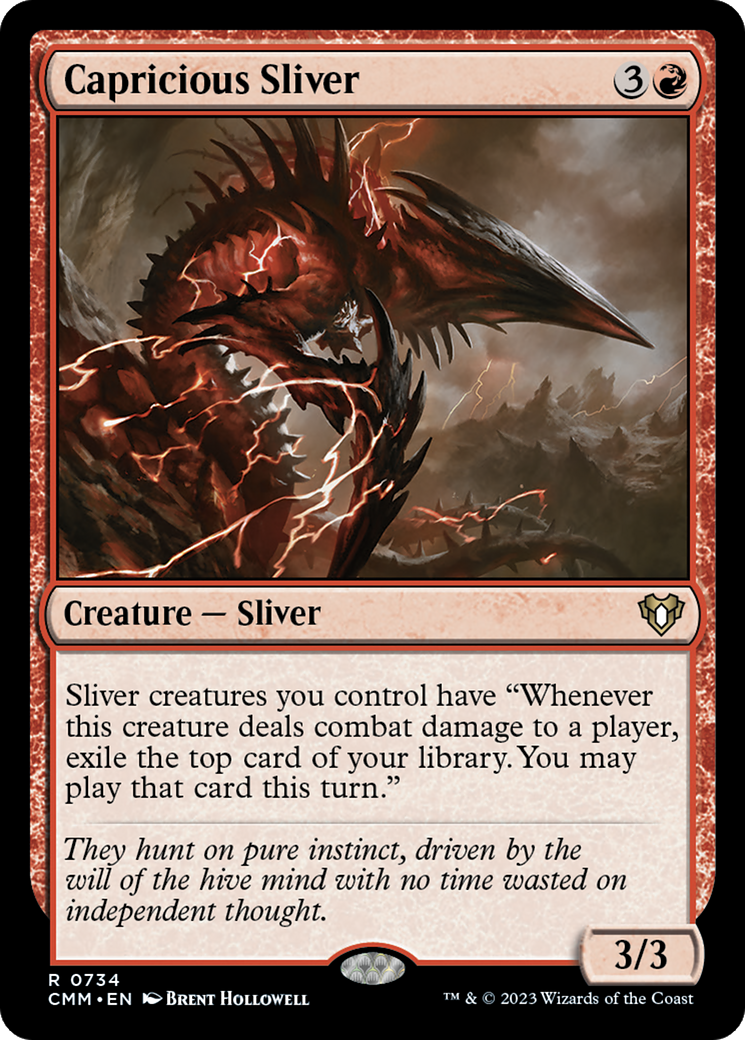 Capricious Sliver - Commander Masters