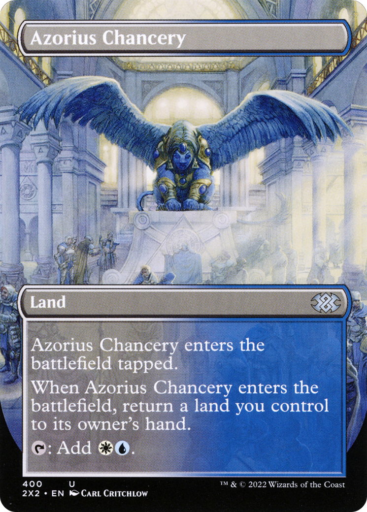 Azorius Chancery (Borderless) - Double Masters 2022