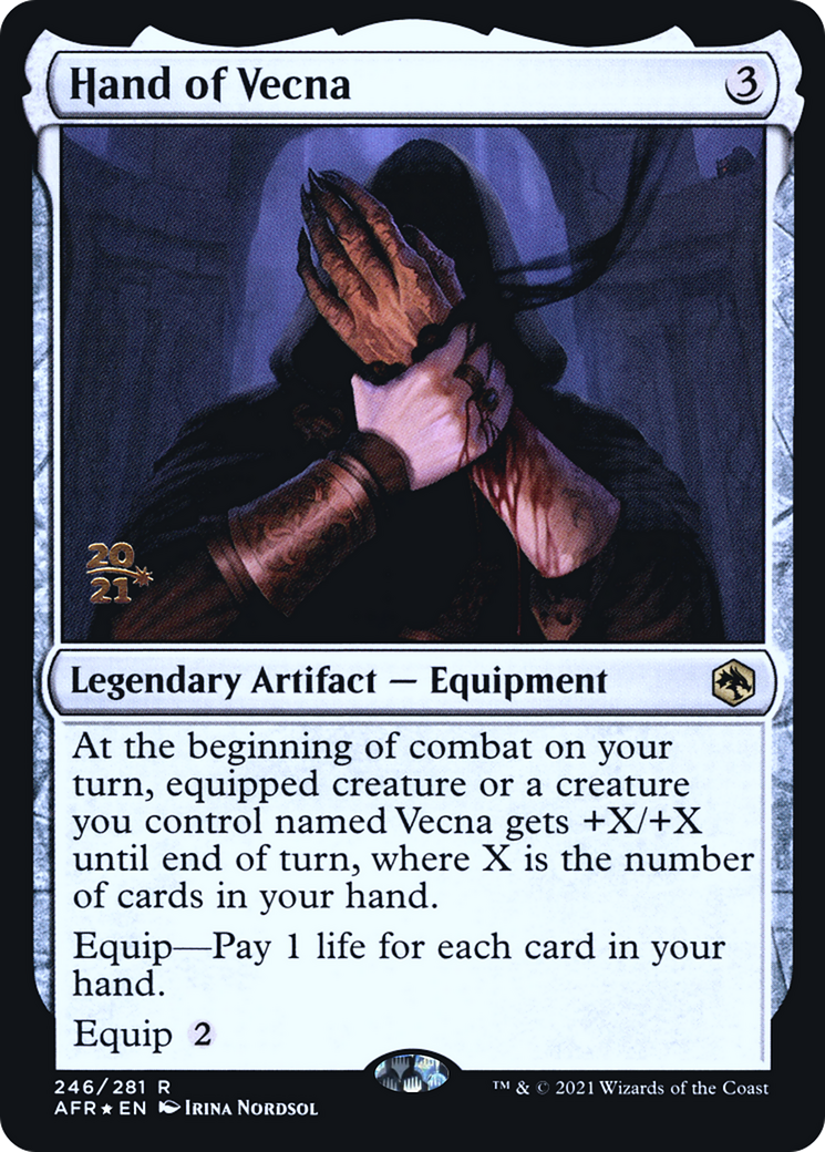 Hand of Vecna [Adventures in the Forgotten Realms Promos] Foil