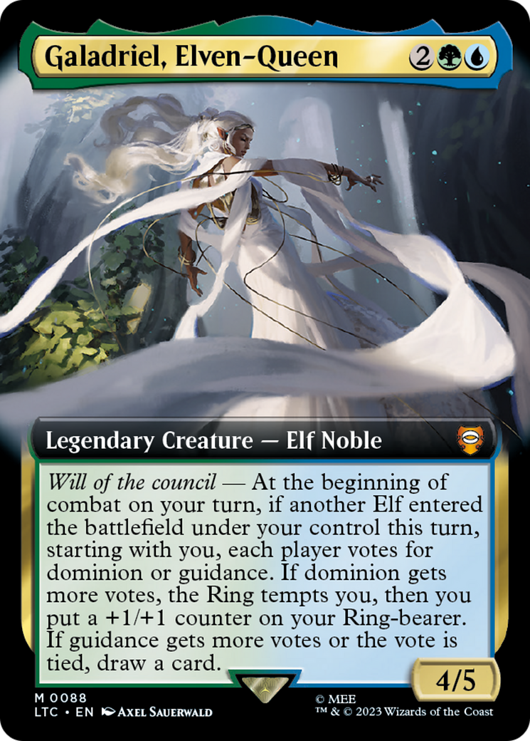 Galadriel, Elven-Queen (Extended Art): (Extended Art) [Tales of Middle-earth Commander]
