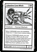 Celestine Cave Witch (No PW Symbol) - [Mystery Booster Playtest Cards 2021]