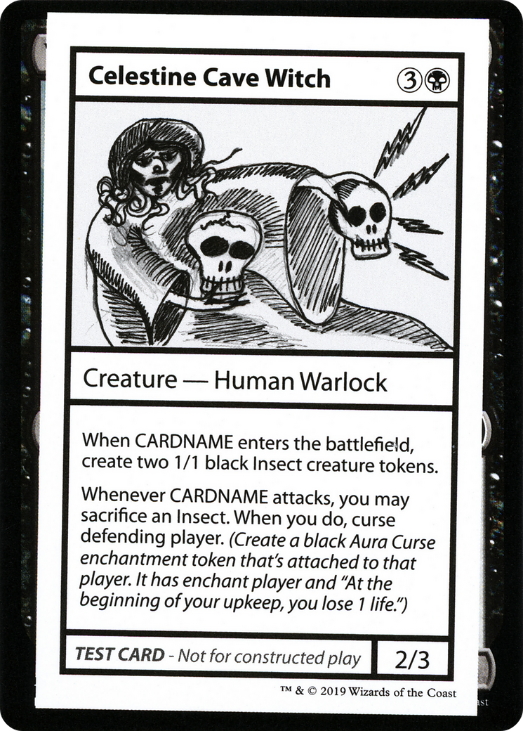 Celestine Cave Witch (No PW Symbol) - [Mystery Booster Playtest Cards 2021]