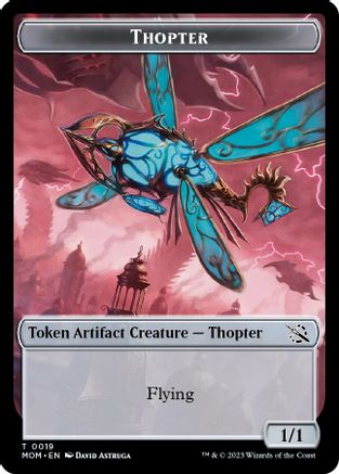 Thopter // Beast Double-Sided Token [March of the Machine Commander Tokens]
