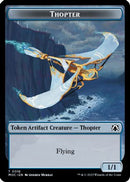 Thopter // Gold Double-Sided Token [March of the Machine Commander Tokens]