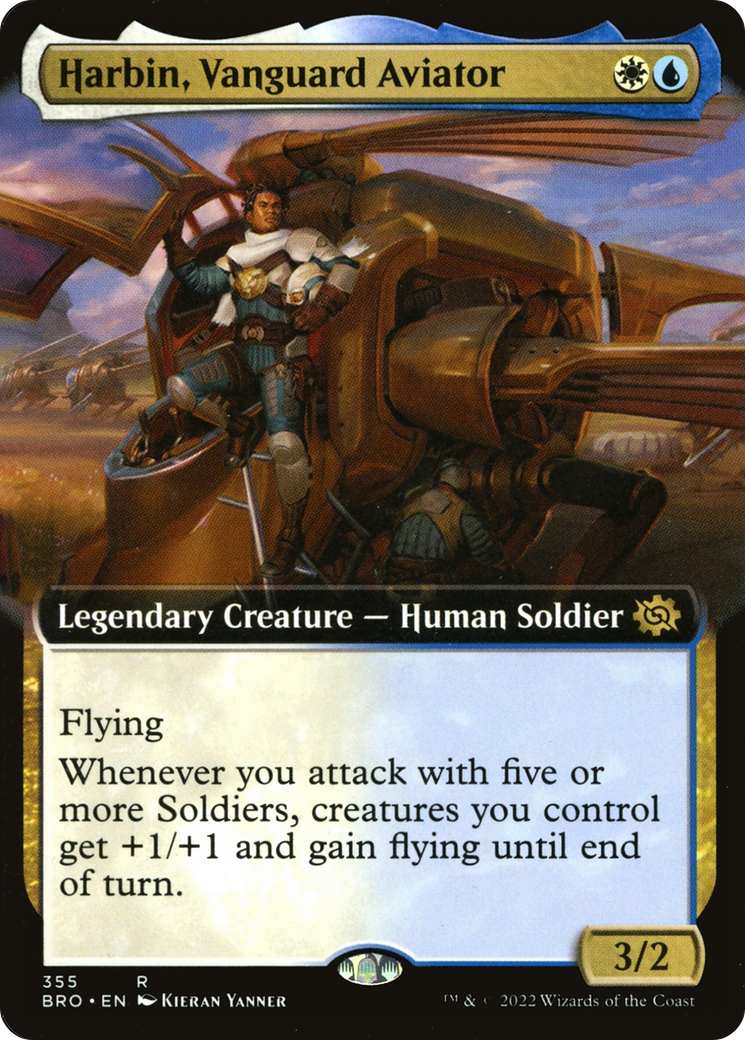Harbin, Vanguard Aviator (Extended Art): (Extended Art) [The Brothers' War]
