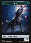 Wolf // Soldier Double-Sided Token [Secret Lair: From Cute to Brute Tokens]