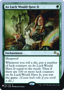 As Luck Would Have It - The List (Unfinity Foil Edition) Foil