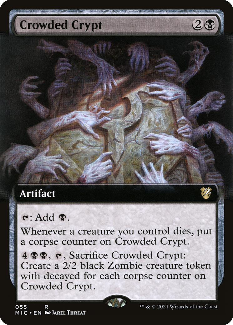 Crowded Crypt (Extended Art): (Extended Art) [Midnight Hunt Commander]