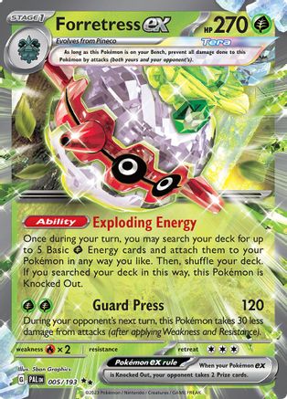 Forretress ex 005/193 [SV02 Paldea Evolved]  - Holofoil