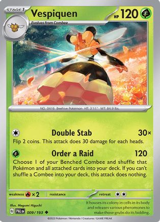 Vespiquen 009 [SV02 Paldea Evolved]
