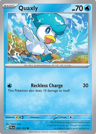 Quaxly 050/193 [SV02 Paldea Evolved]