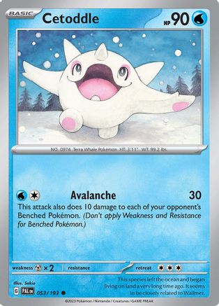 Cetoddle 053/193 [SV02 Paldea Evolved]
