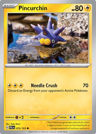 Pincurchin 072/193 [SV02 Paldea Evolved]