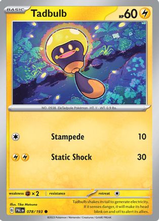 Tadbulb 078/193 [SV02 Paldea Evolved]