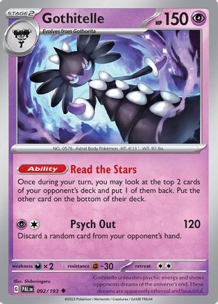 Gothitelle 092 [SV02 Paldea Evolved]