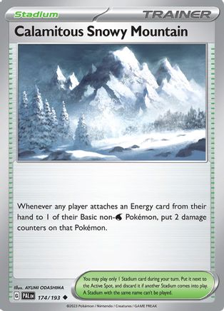 Calamitous Snowy Mountain 174 [SV02 Paldea Evolved]