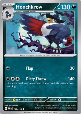 Honchkrow 132 [SV02 Paldea Evolved]