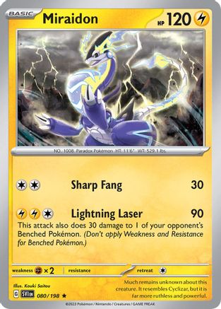 Miraidon - 080/198/198 [Deck Exclusives]