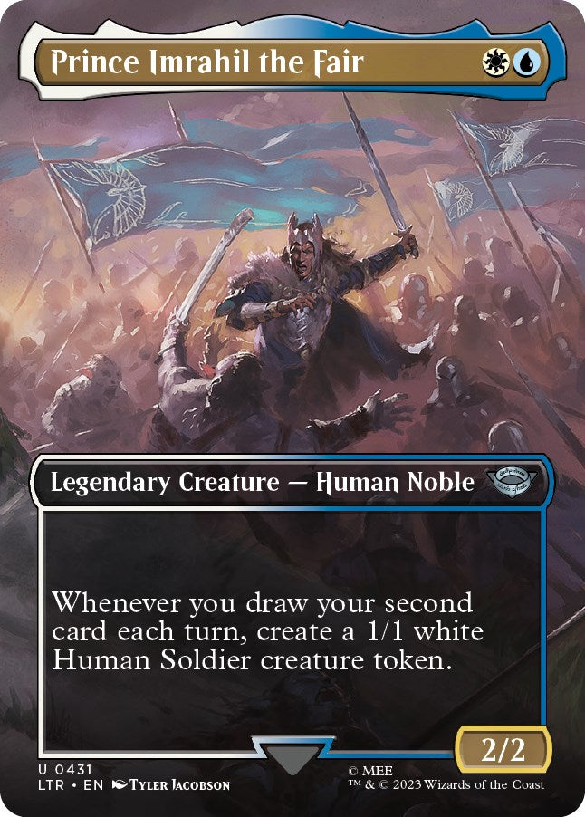 Prince Imrahil the Fair (Borderless Alternate Art) [The Lord of the Ri Prince Imrahil the Fair (Borderless Alternate Art) [The Lord of the Ri