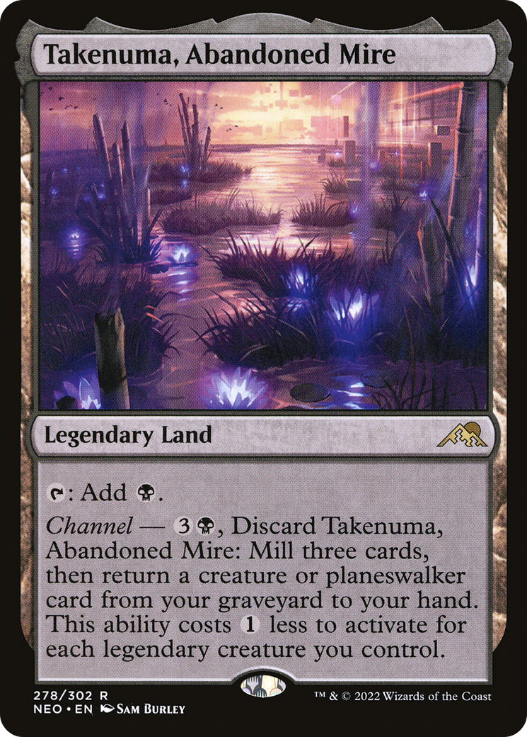 Takenuma, Abandoned Mire - [Kamigawa: Neon Dynasty]