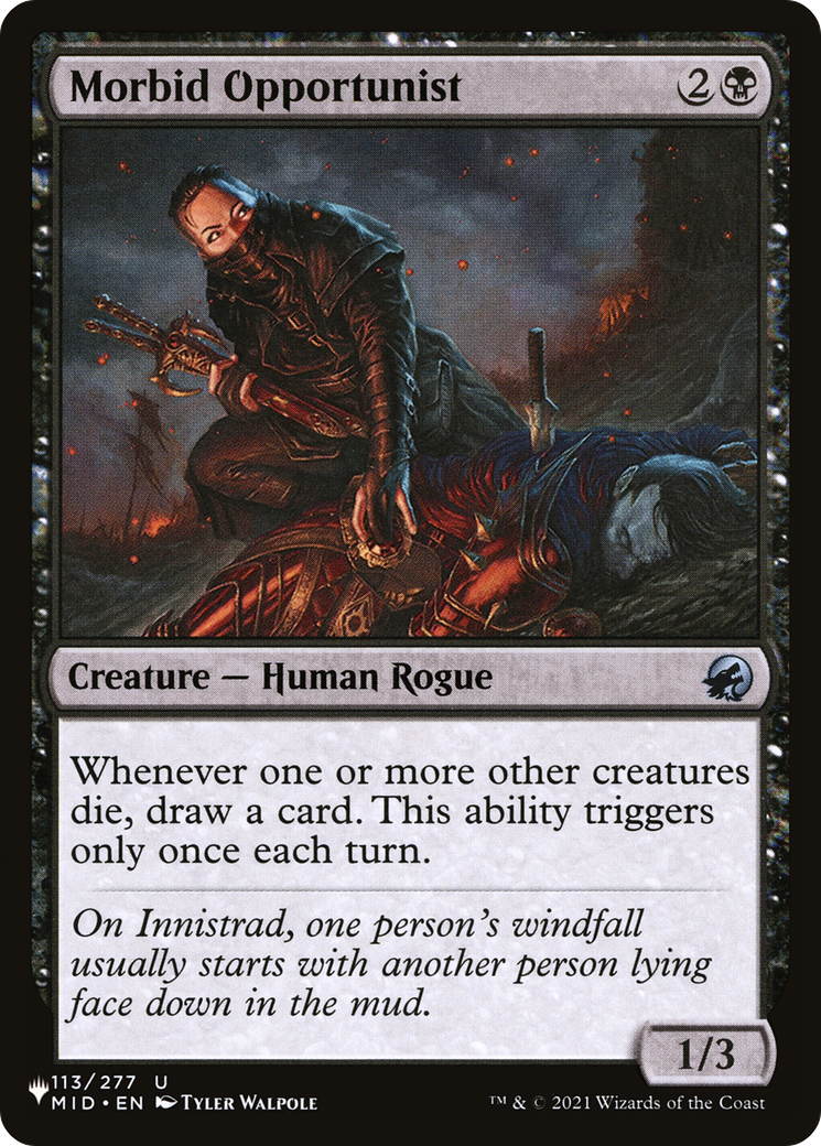 Morbid Opportunist - [The List]