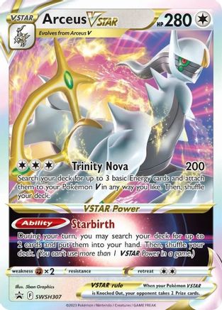 Arceus VSTAR - SWSH307 [SWSH Sword & Shield Promo Cards] - Holofoil