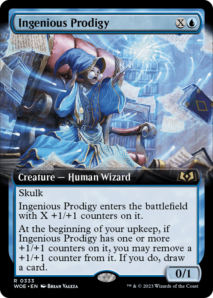 Ingenious Prodigy (Extended Art): (Extended Art) [Wilds of Eldraine]