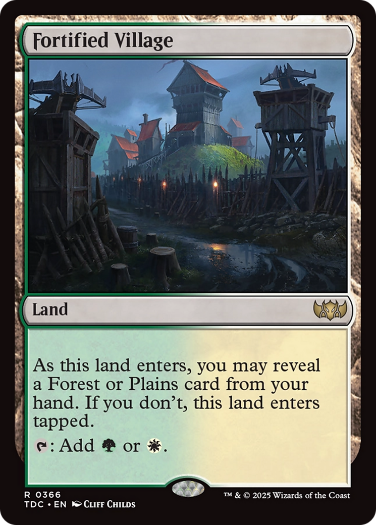 Fortified Village [Commander: Tarkir: Dragonstorm]