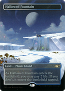 Hallowed Fountain (Borderless) (Galaxy Foil) [Unfinity] Foil
