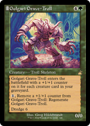 Golgari Grave-Troll (Retro Frame) - [Ravnica Remastered]: (tombstone)