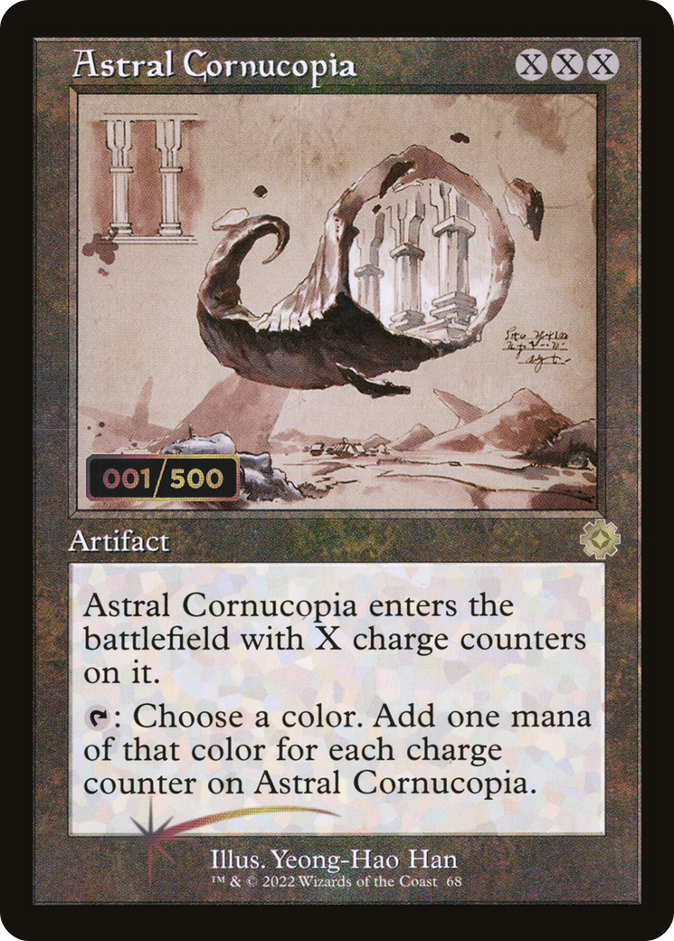 Astral Cornucopia (Schematic) (Serial Numbered) - The Brothers' War Retro Artifacts Foil