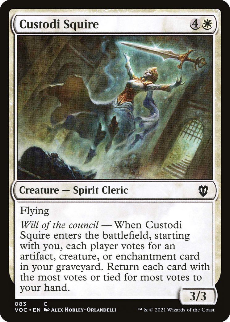 Custodi Squire [Crimson Vow Commander]