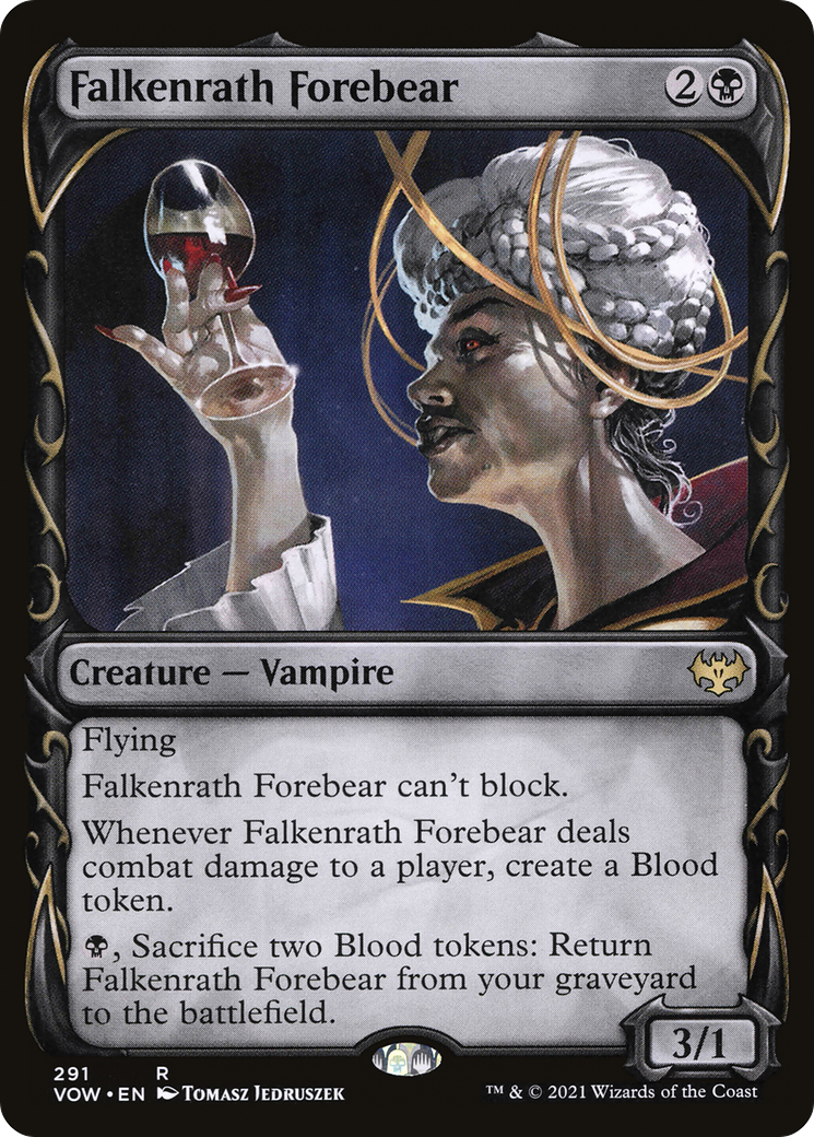 Falkenrath Forebear (Showcase): (Showcase) [Innistrad: Crimson Vow]