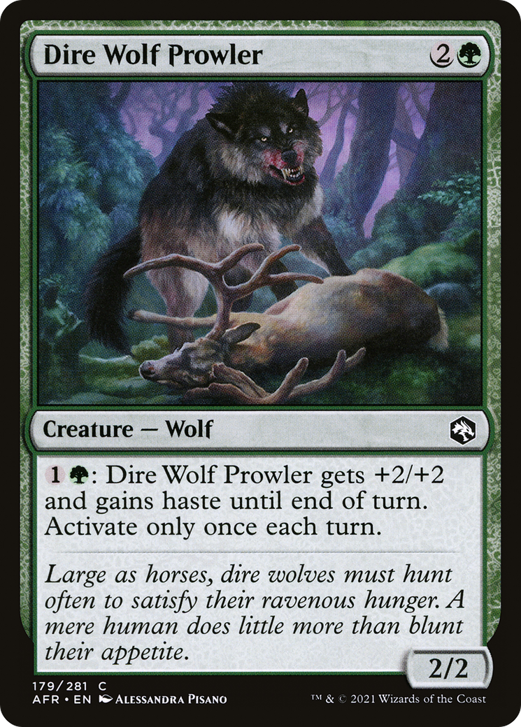 Dire Wolf Prowler [Adventures in the Forgotten Realms]