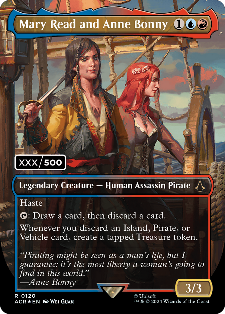 Mary Read and Anne Bonny (English) (Serial Numbered) - [Assassin's Creed] (Borderless) Foil