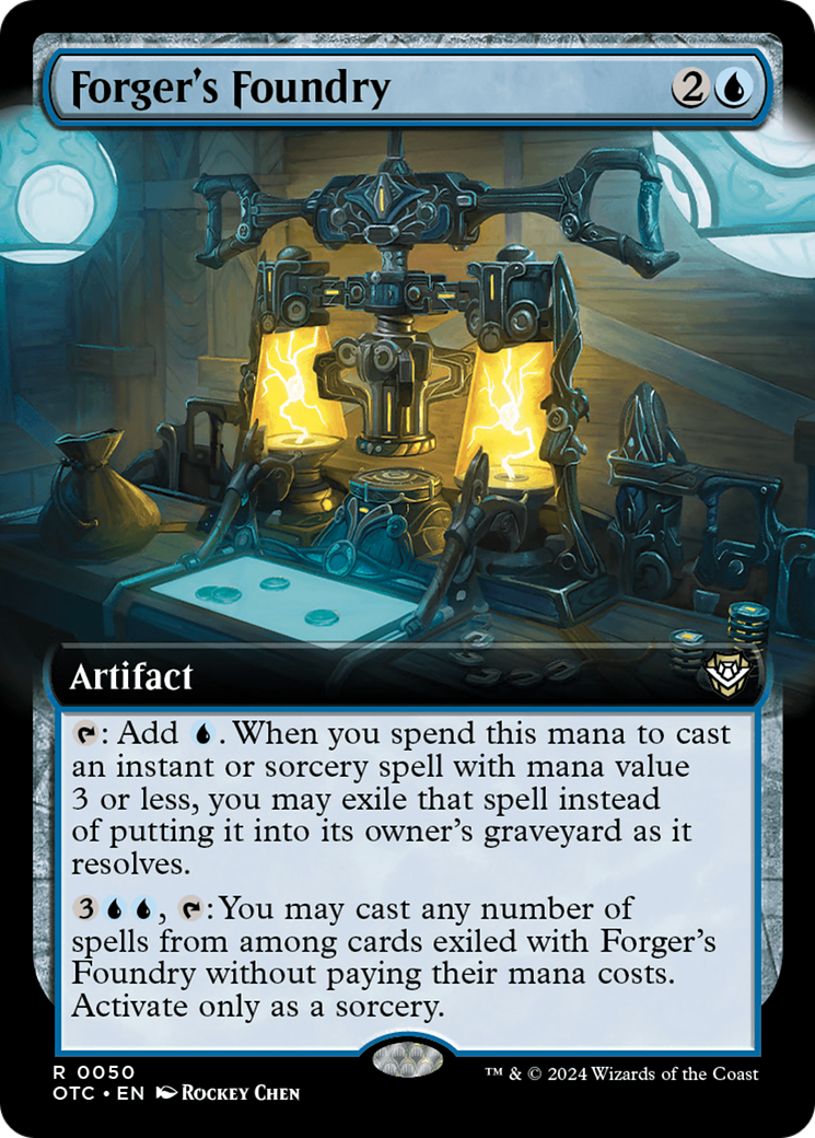 Forger's Foundry (Extended Art): (Extended Art) [Outlaws of Thunder Junction Commander]
