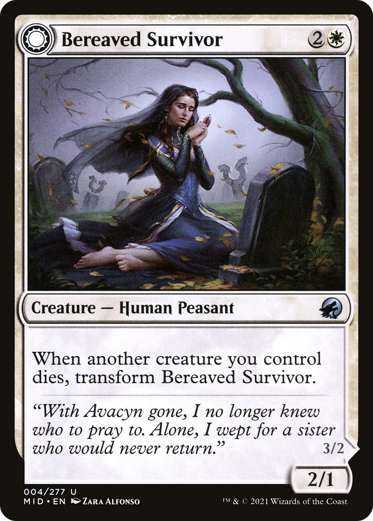 Bereaved Survivor - Innistrad: Midnight Hunt: (Double Faced Transform)