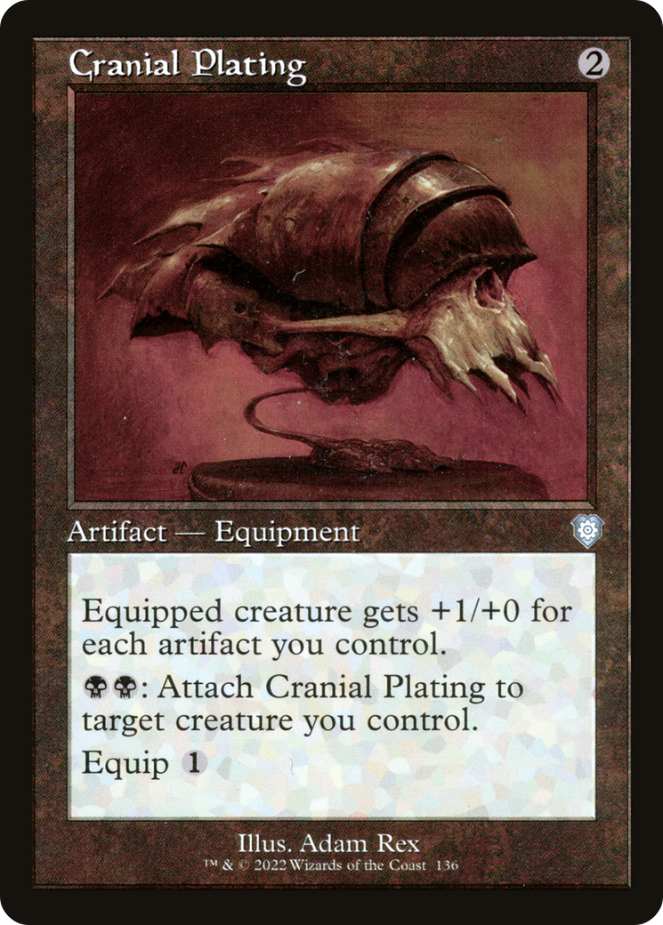 Cranial Plating (Retro Frame) [The Brothers' War Commander]