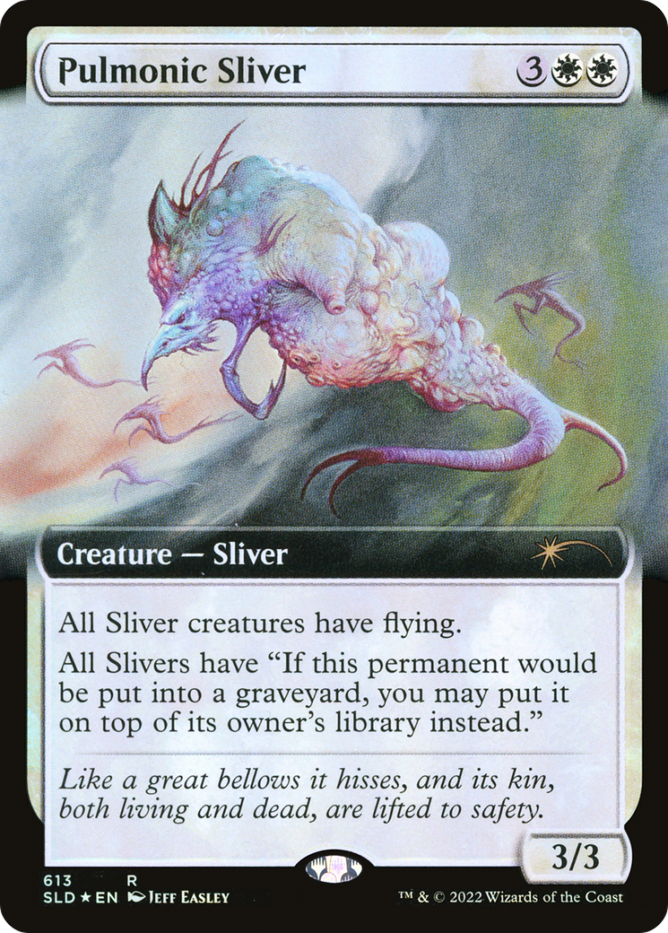 Pulmonic Sliver (Extended Art) [Secret Lair Drop]: (Extended Art) Foil