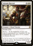Solemn Recruit - [Commander Legends: Battle for Baldur's Gate]