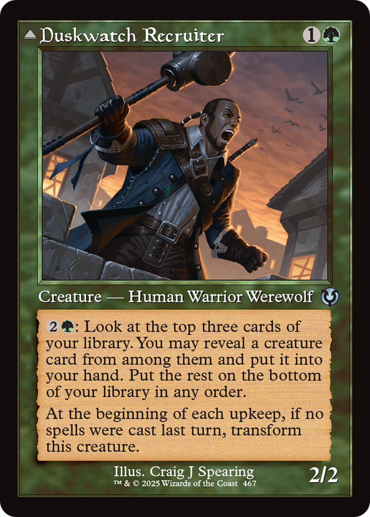 Duskwatch Recruiter (Retro Frame) [Innistrad Remastered]