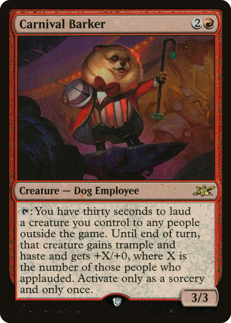 Carnival Barker (Galaxy Foil) - Unfinity Foil
