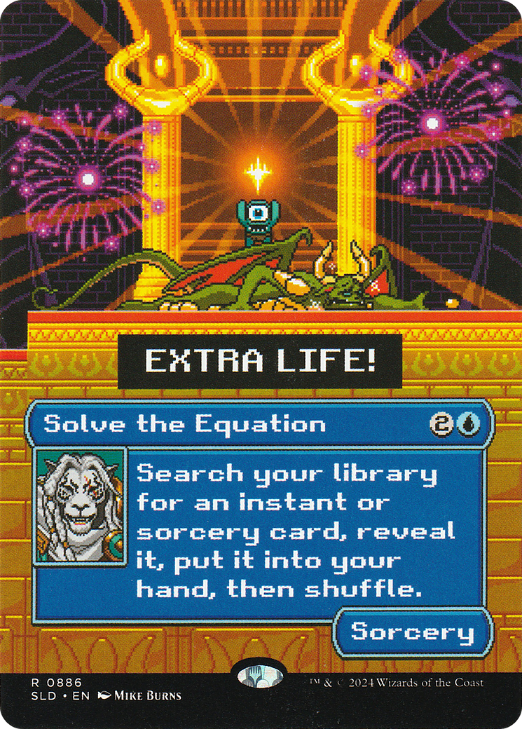 Solve the Equation (0886) (Rainbow Foil) [Secret Lair Drop] (Borderless) Foil