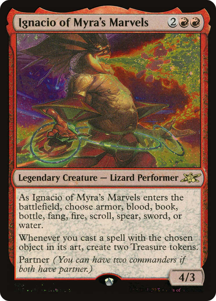 Ignacio of Myra's Marvels (Galaxy Foil) [Unfinity] Foil